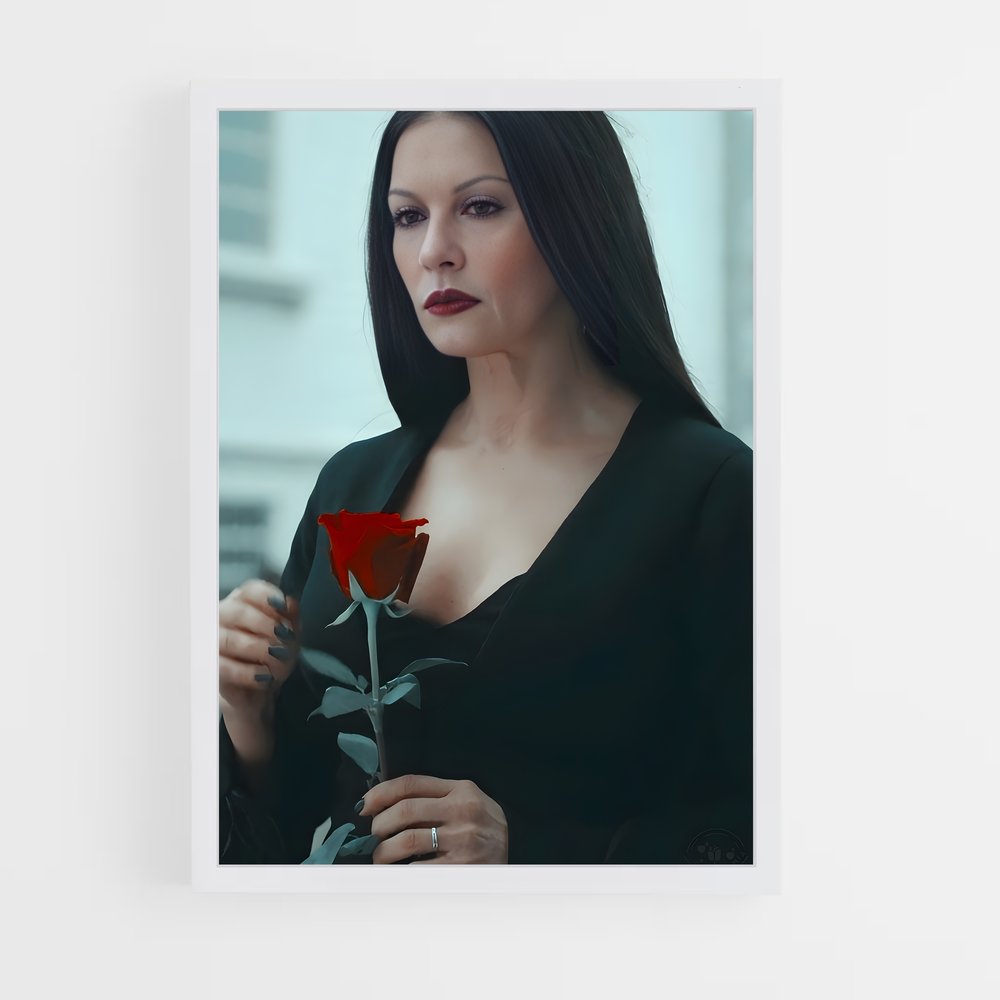 ap-morticia addams-2 cadre Blanc