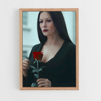 ap-morticia addams-2 cadre Bois clair