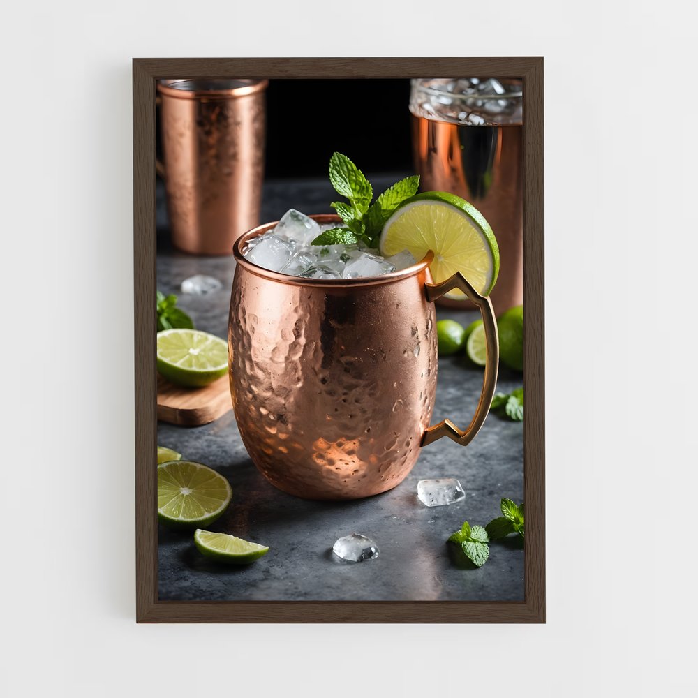 ap-moscow mule-1 cadre Bois foncé
