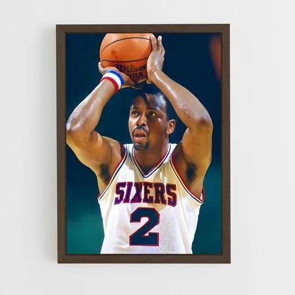 ap-moses malone-2 cadre Bois foncé