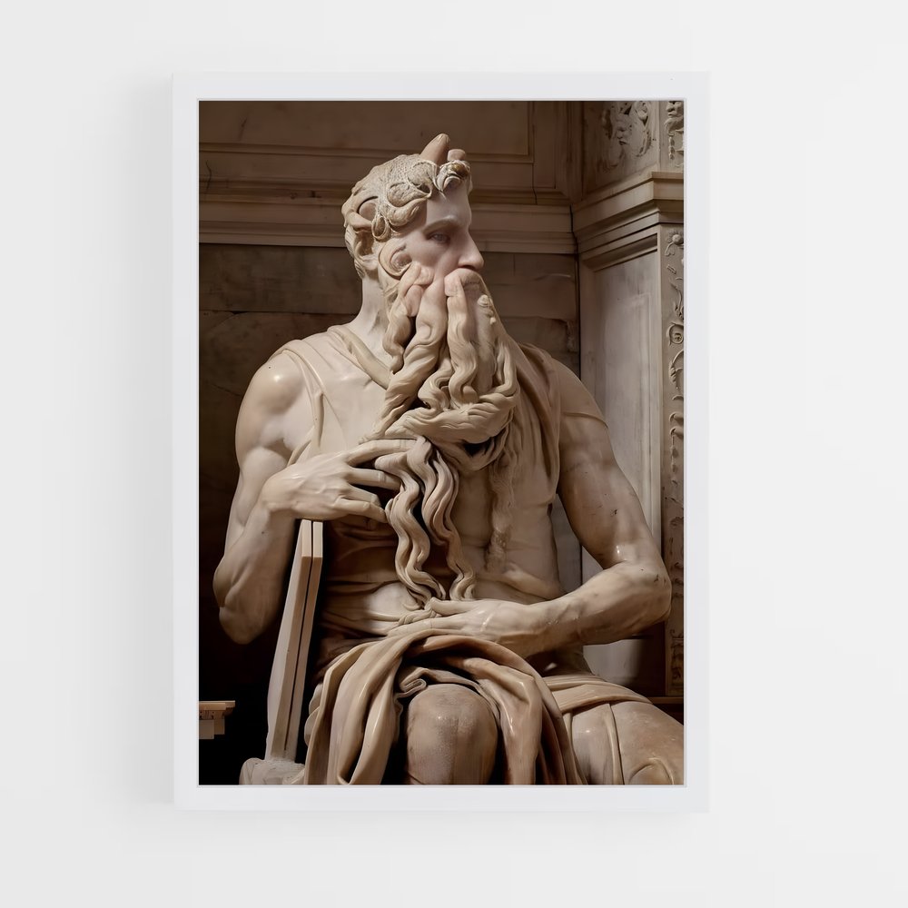 ap-moses michelangelo-2 cadre Blanc
