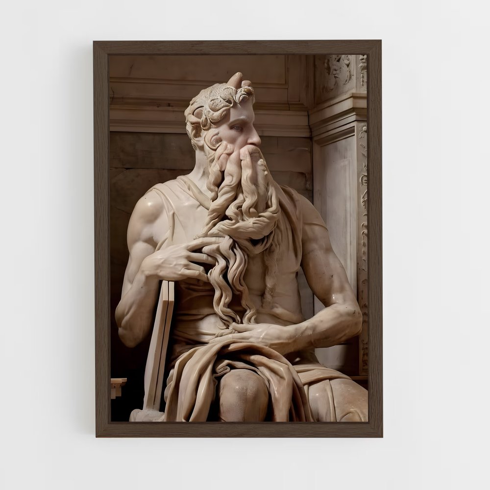 ap-moses michelangelo-2 cadre Bois foncé