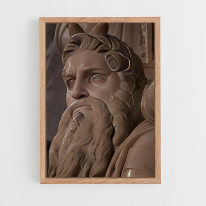 ap-moses michelangelo-3 cadre Bois clair