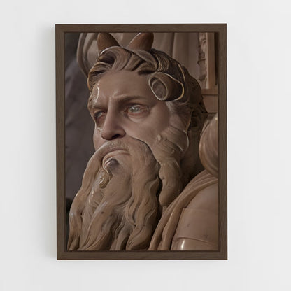 ap-moses michelangelo-3 cadre Bois foncé