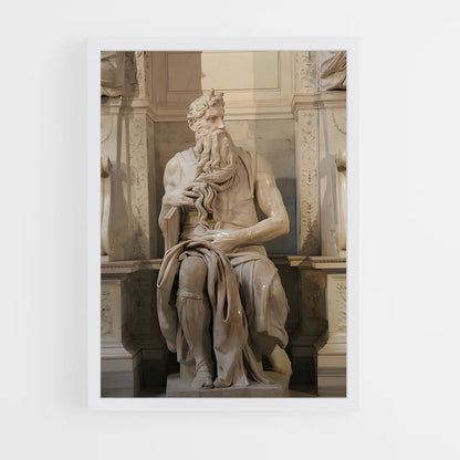 ap-moses michelangelo-4 cadre Blanc