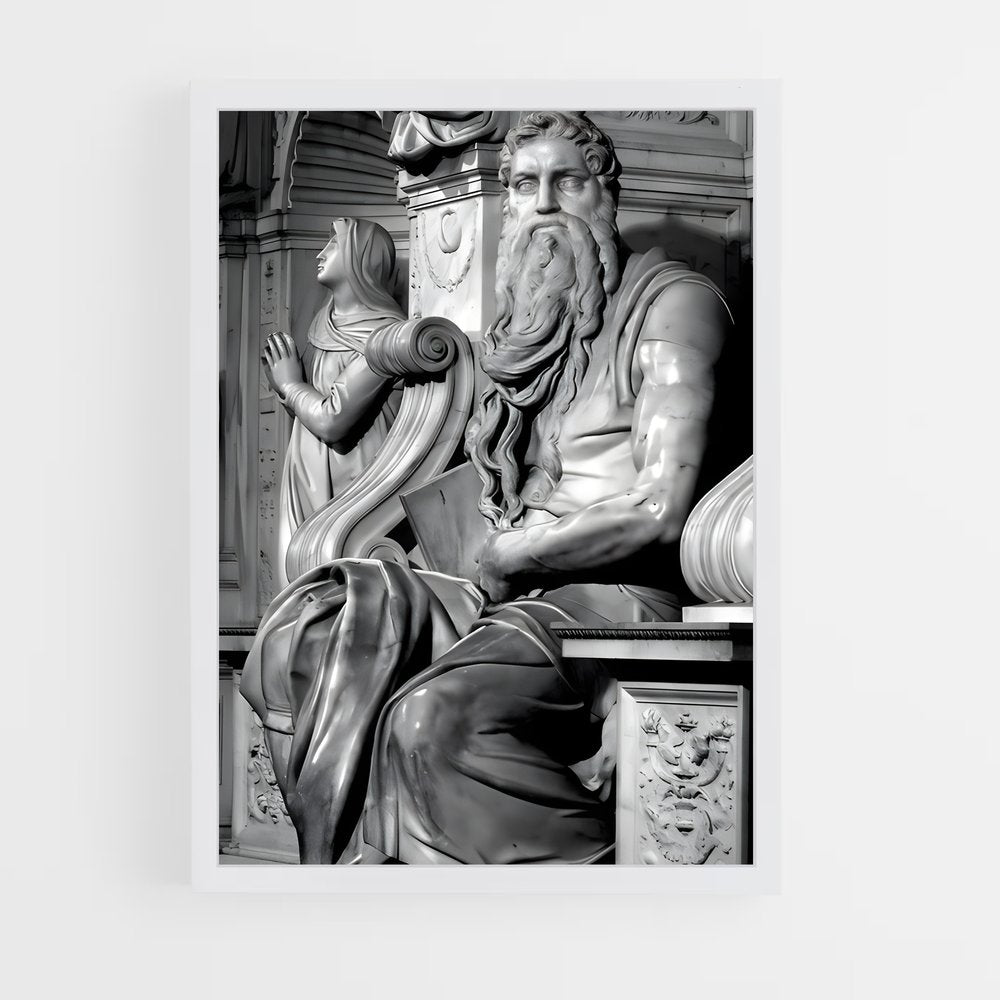 ap-moses michelangelo-6 cadre Blanc