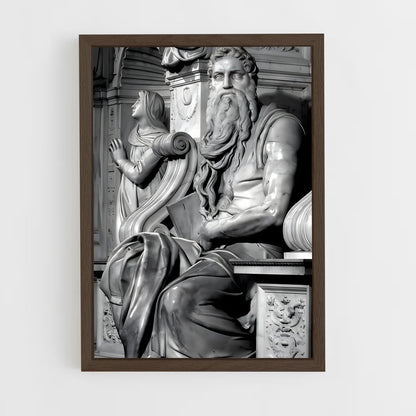ap-moses michelangelo-6 cadre Bois foncé