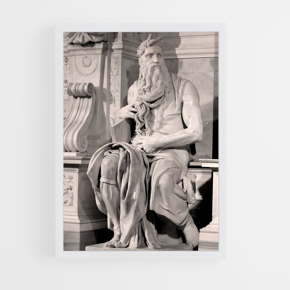 ap-moses michelangelo-7 cadre Blanc