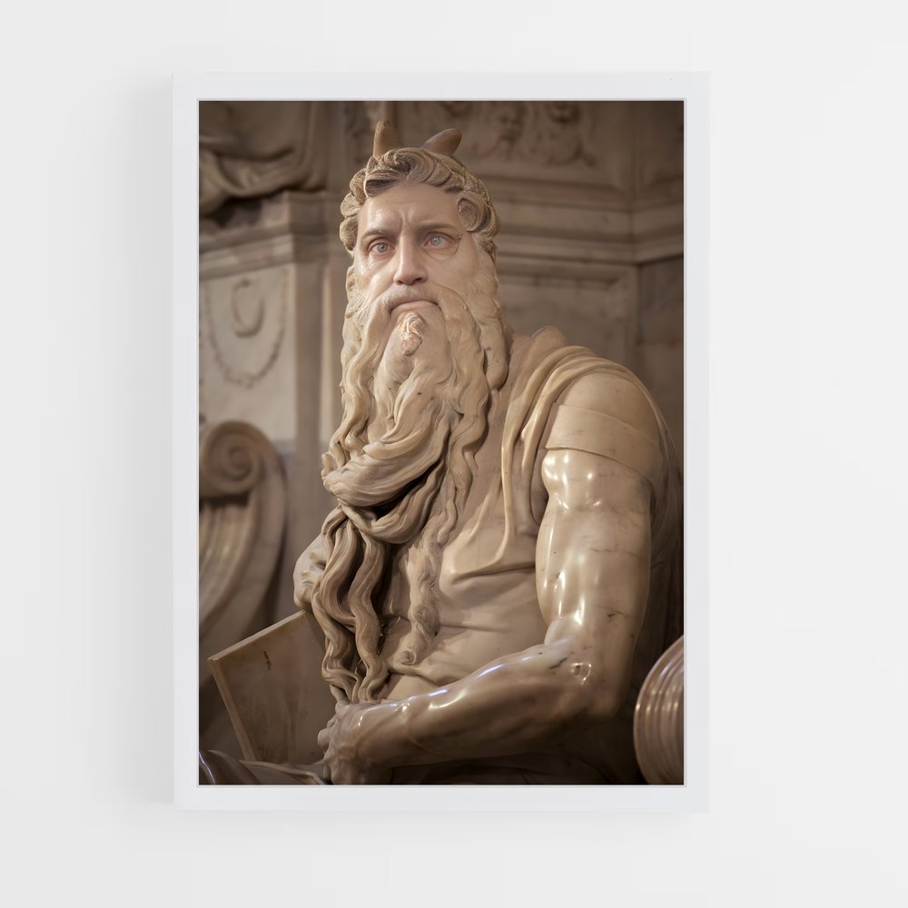 ap-moses michelangelo-8 cadre Blanc