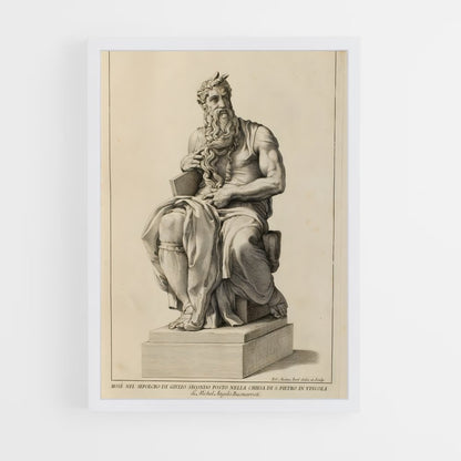 ap-moses michelangelo-9 cadre Blanc