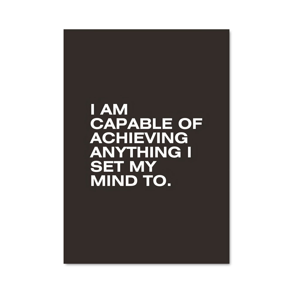 Poster Je Suis Capable