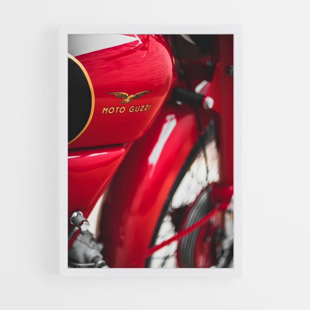 ap-moto guzzi-3 cadre Blanc