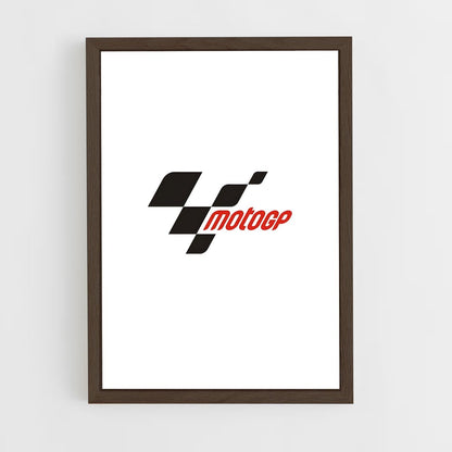 ap-motogp flag-1 cadre Bois foncé