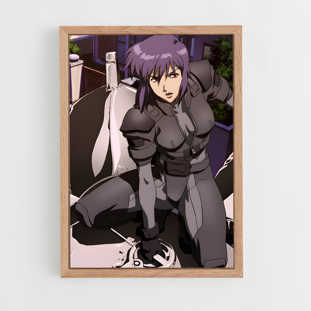 ap-motoko kusanagi-12 cadre Bois clair