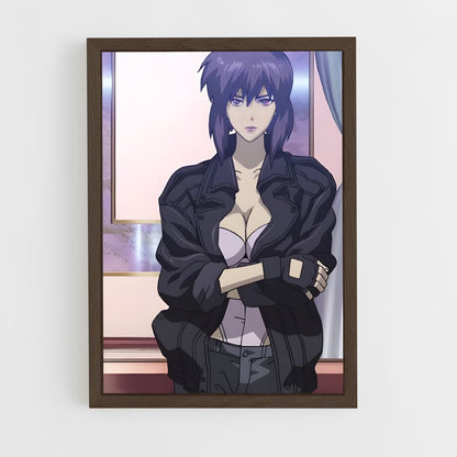ap-motoko kusanagi-16 cadre Bois foncé