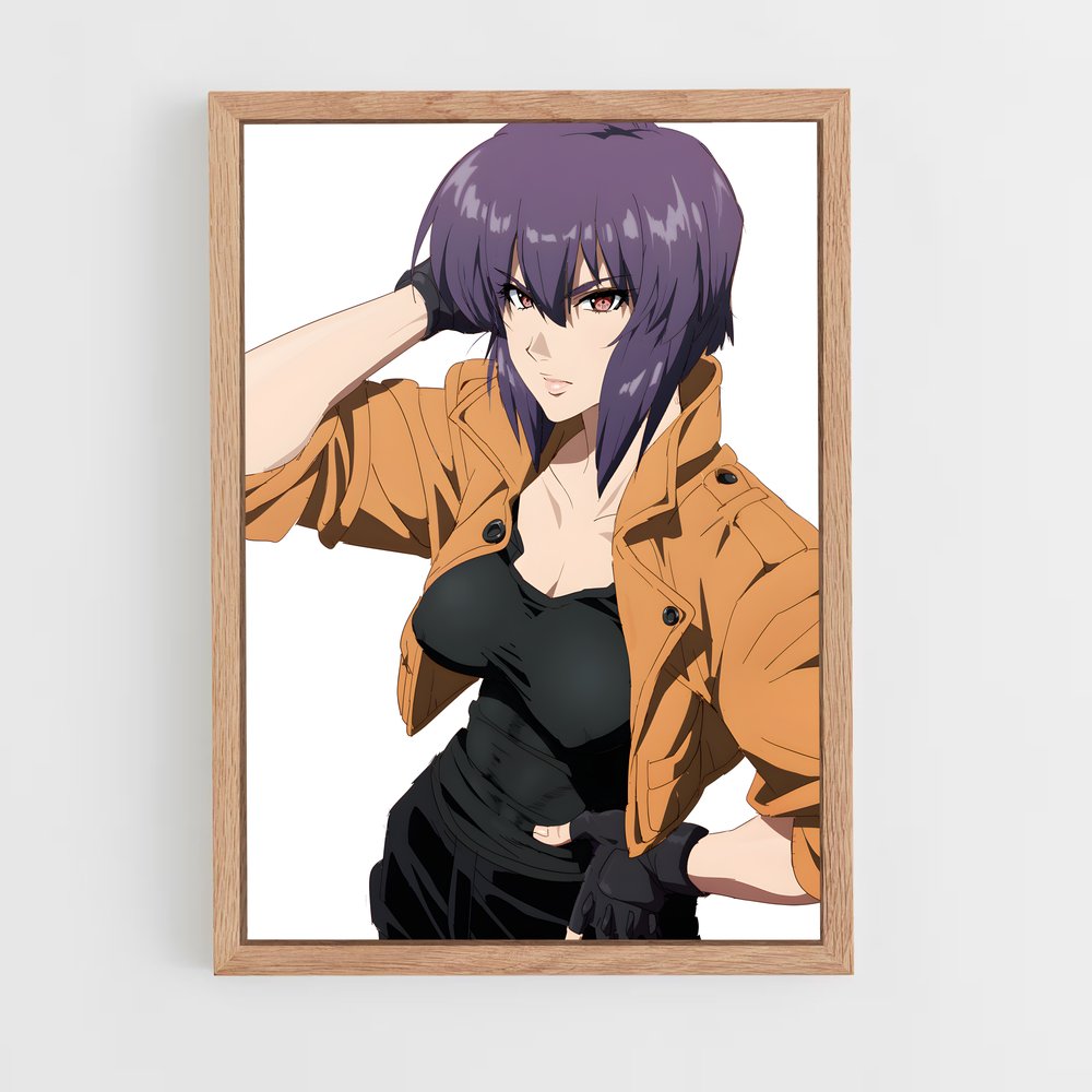 ap-motoko kusanagi-3 cadre Bois clair