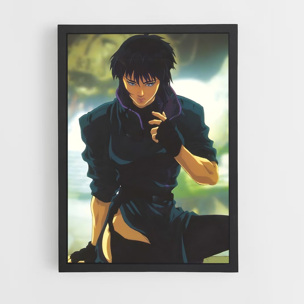 ap-motoko kusanagi-4 cadre Noir