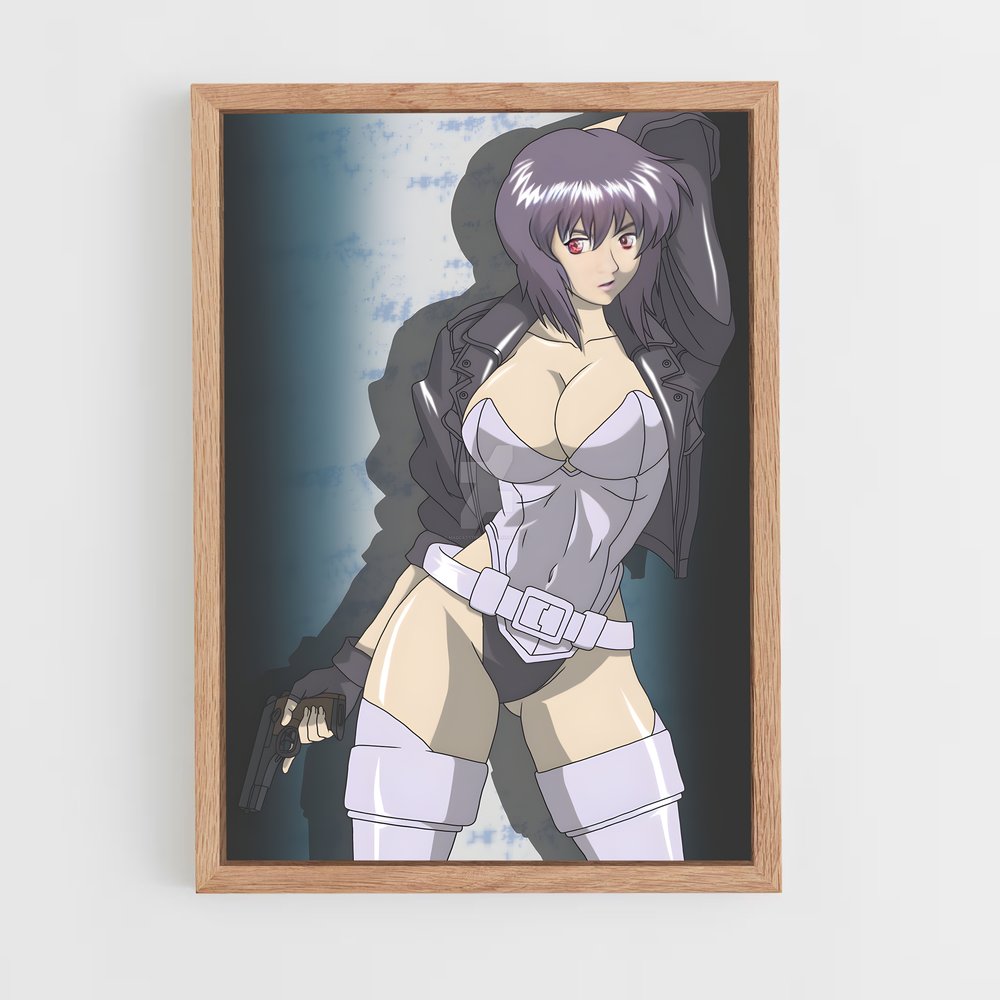 ap-motoko kusanagi-5 cadre Bois clair