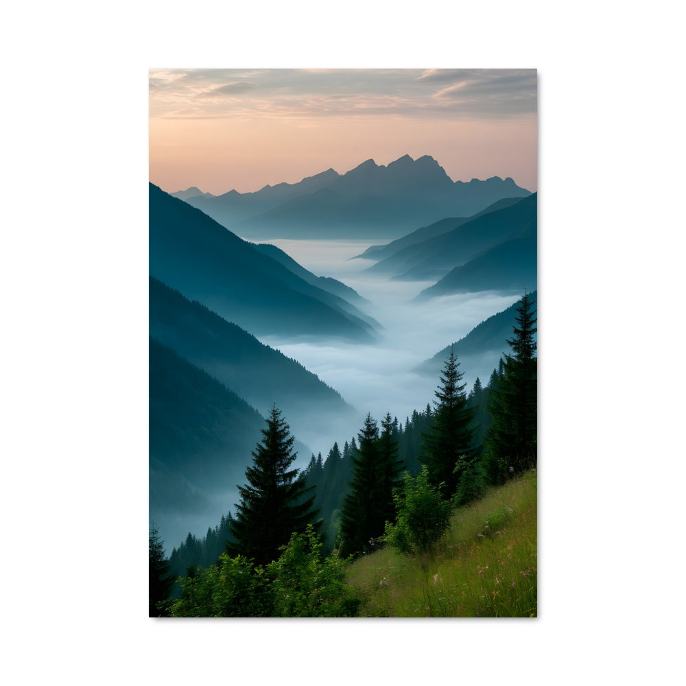 Poster Brume d'Altitude