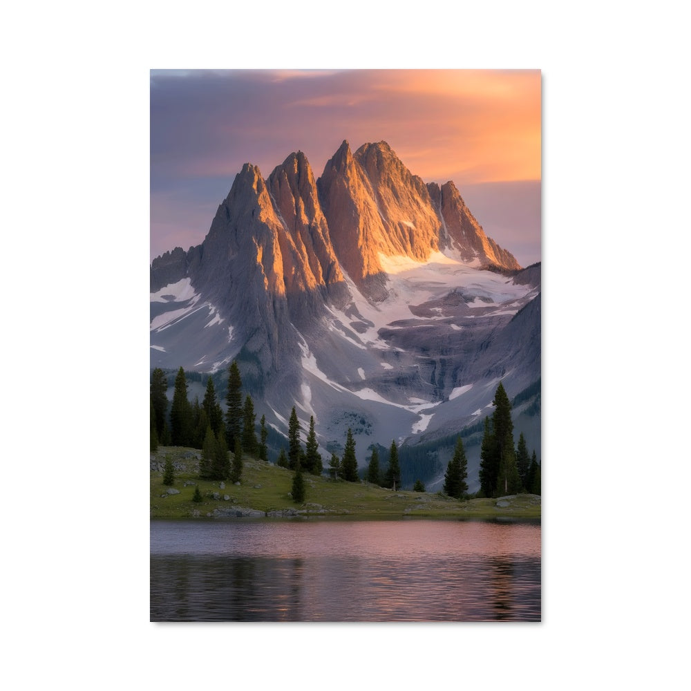 Poster Mountain range 97133