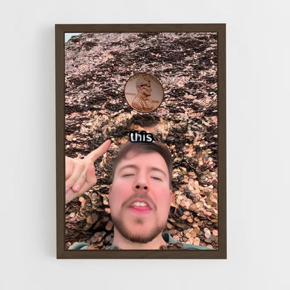 ap-mrbeast-5 cadre Bois foncé