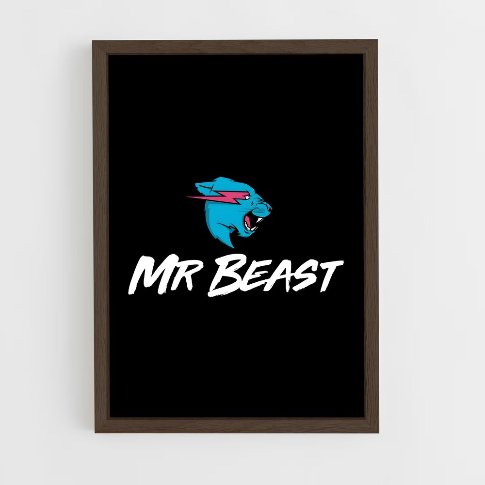ap-mrbeast-6 cadre Bois foncé