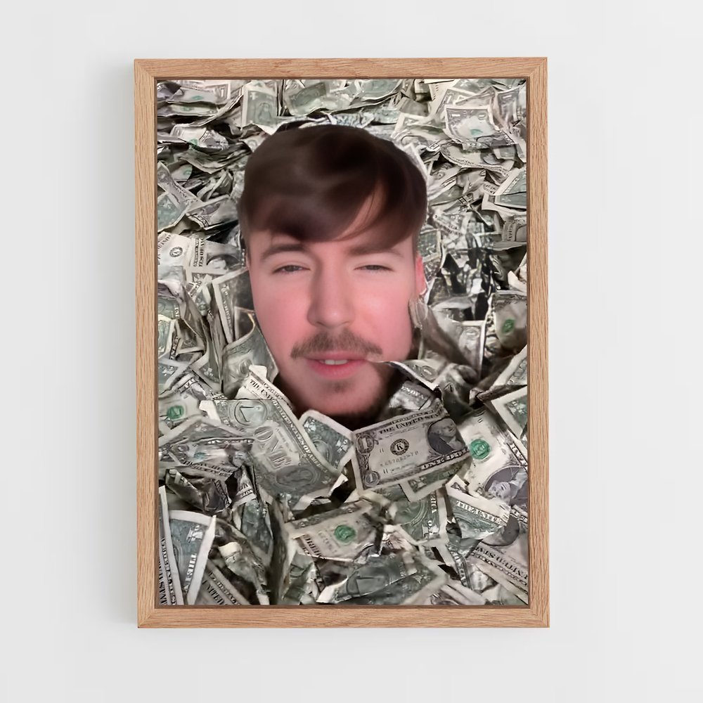 ap-mrbeast-9 cadre Bois clair