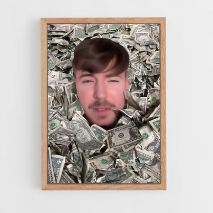 ap-mrbeast-9 cadre Bois clair