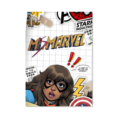 Poster Ms Marvel en Action
