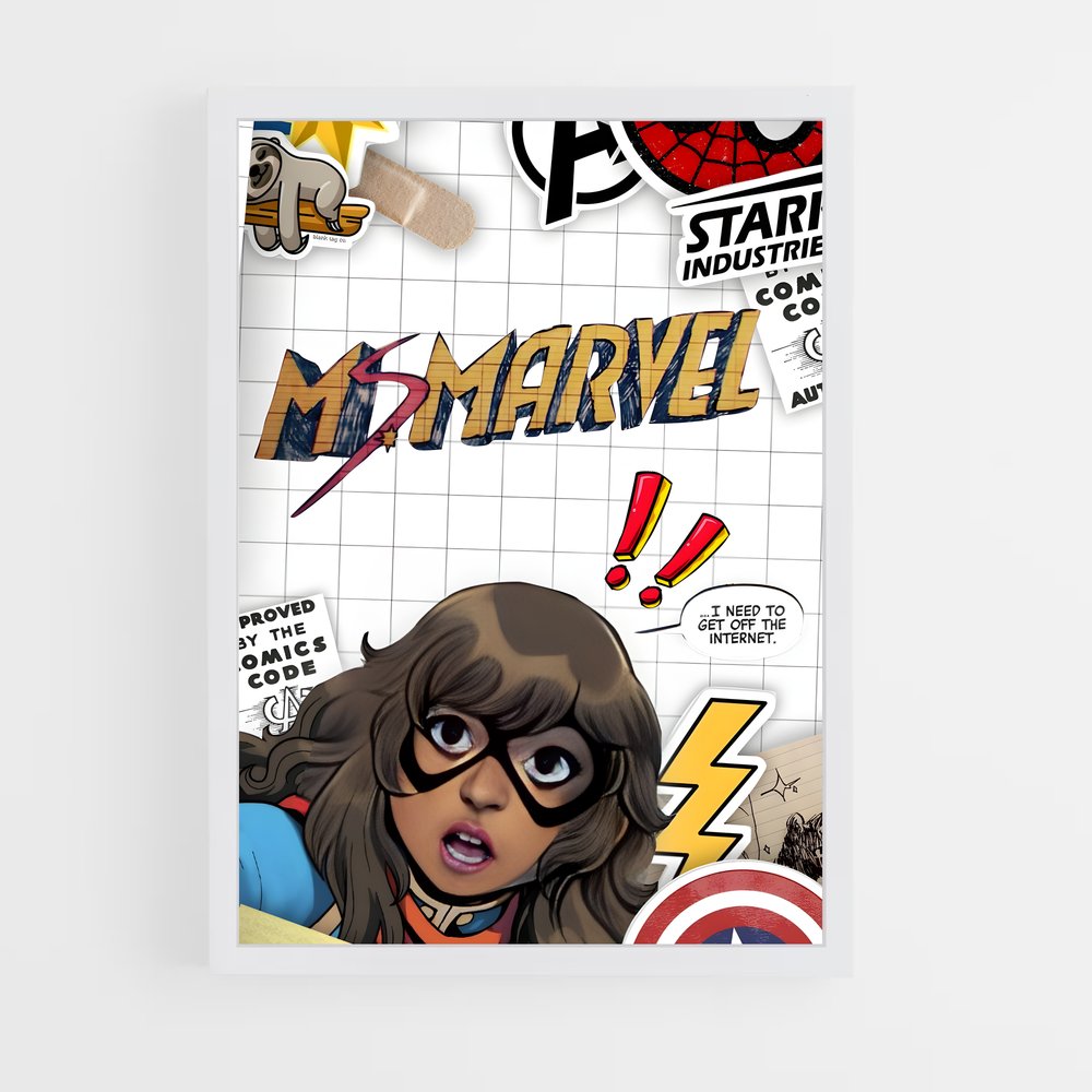 ap-ms marvel-7 cadre Blanc