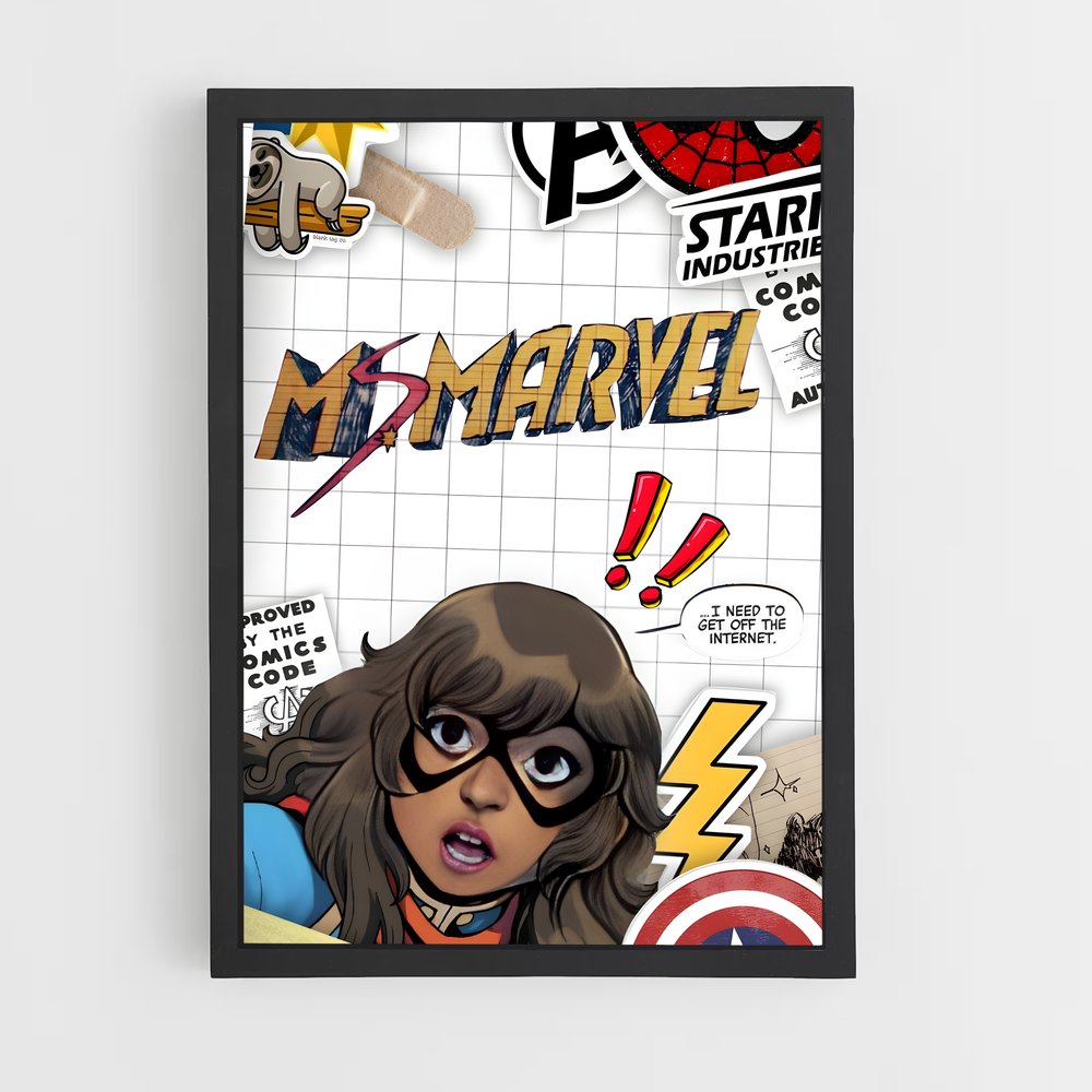 ap-ms marvel-7 cadre Noir