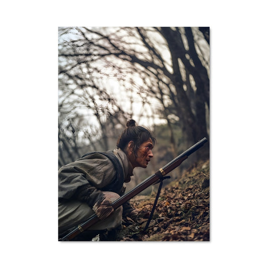 Poster Chasseur Silencieux