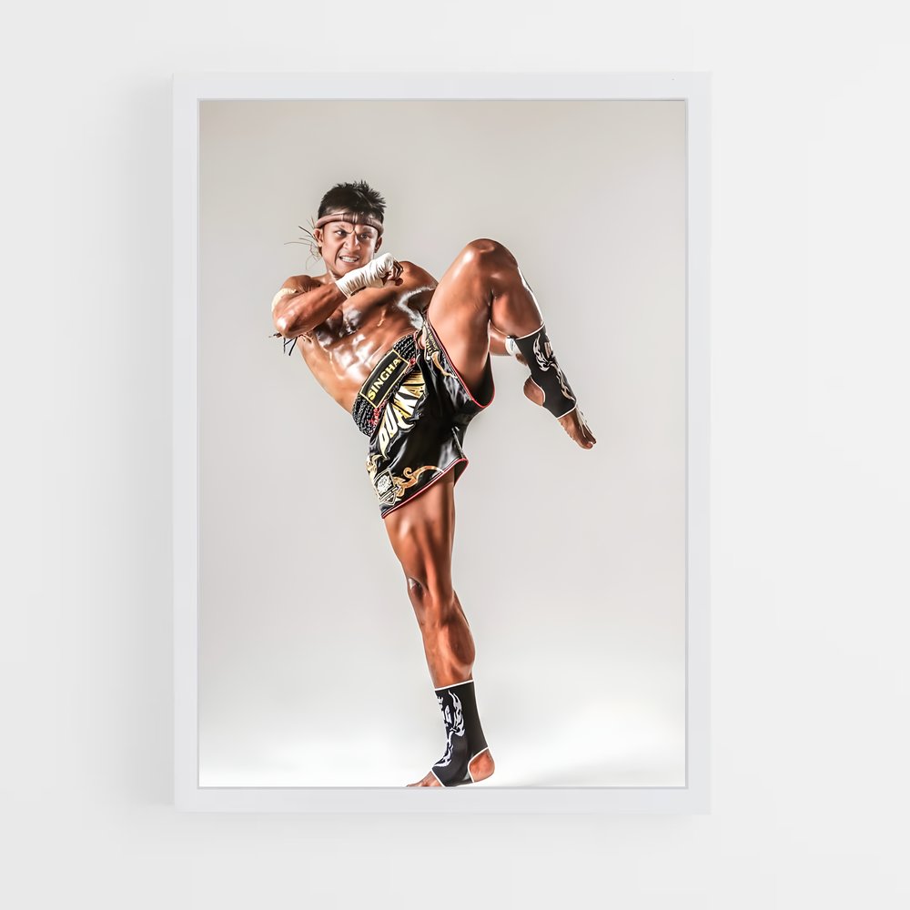 ap-muay thai-4 cadre Blanc
