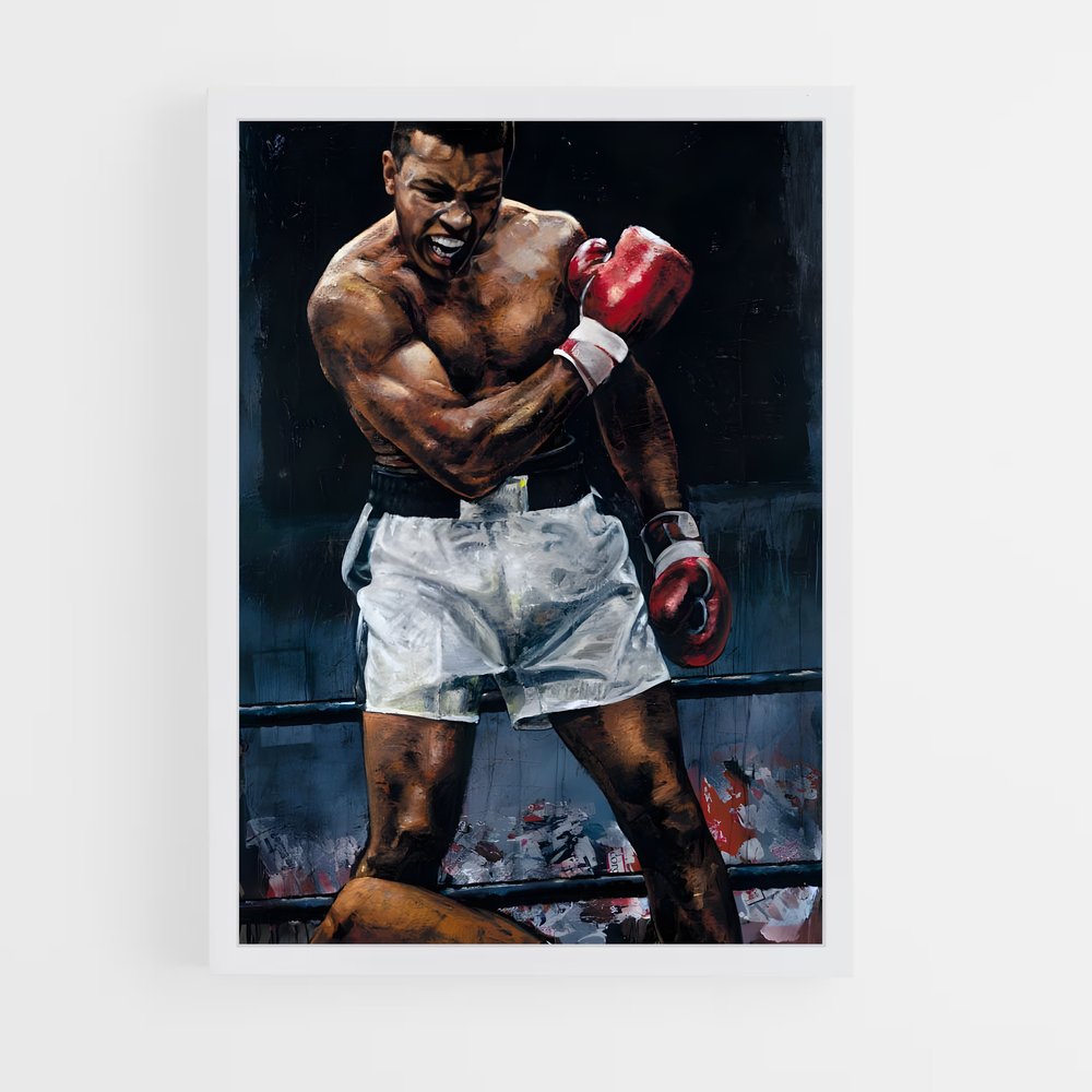 ap-muhammad ali-8 cadre Blanc