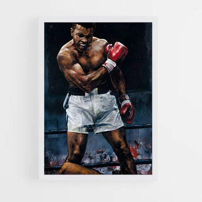 ap-muhammad ali-8 cadre Blanc