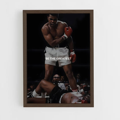 ap-muhammad ali-9 cadre Bois foncé