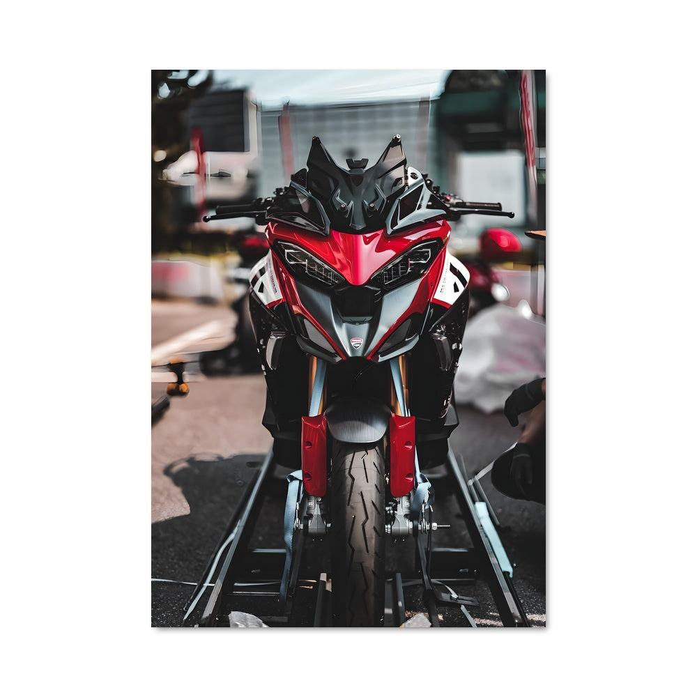 Poster Route Rouge Vitesse