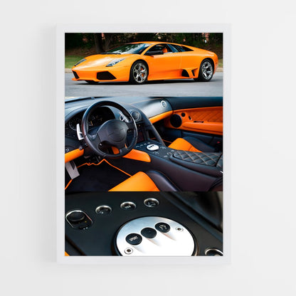 ap-murcielago lp640-5 cadre Blanc