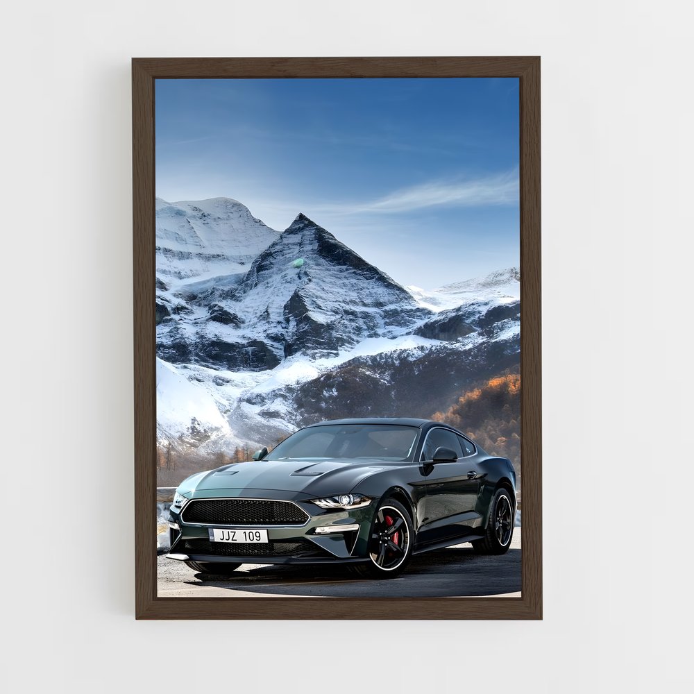 ap-mustang bullitt-1 cadre Bois foncé