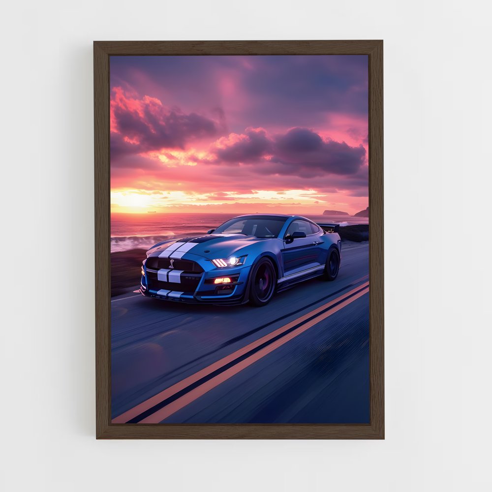 ap-mustang cobra-6 cadre Bois foncé