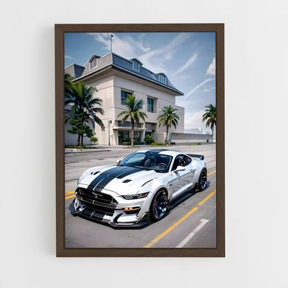 ap-mustang gt500-5 cadre Bois foncé