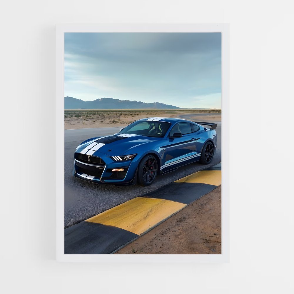 ap-mustang gt500-6 cadre Blanc