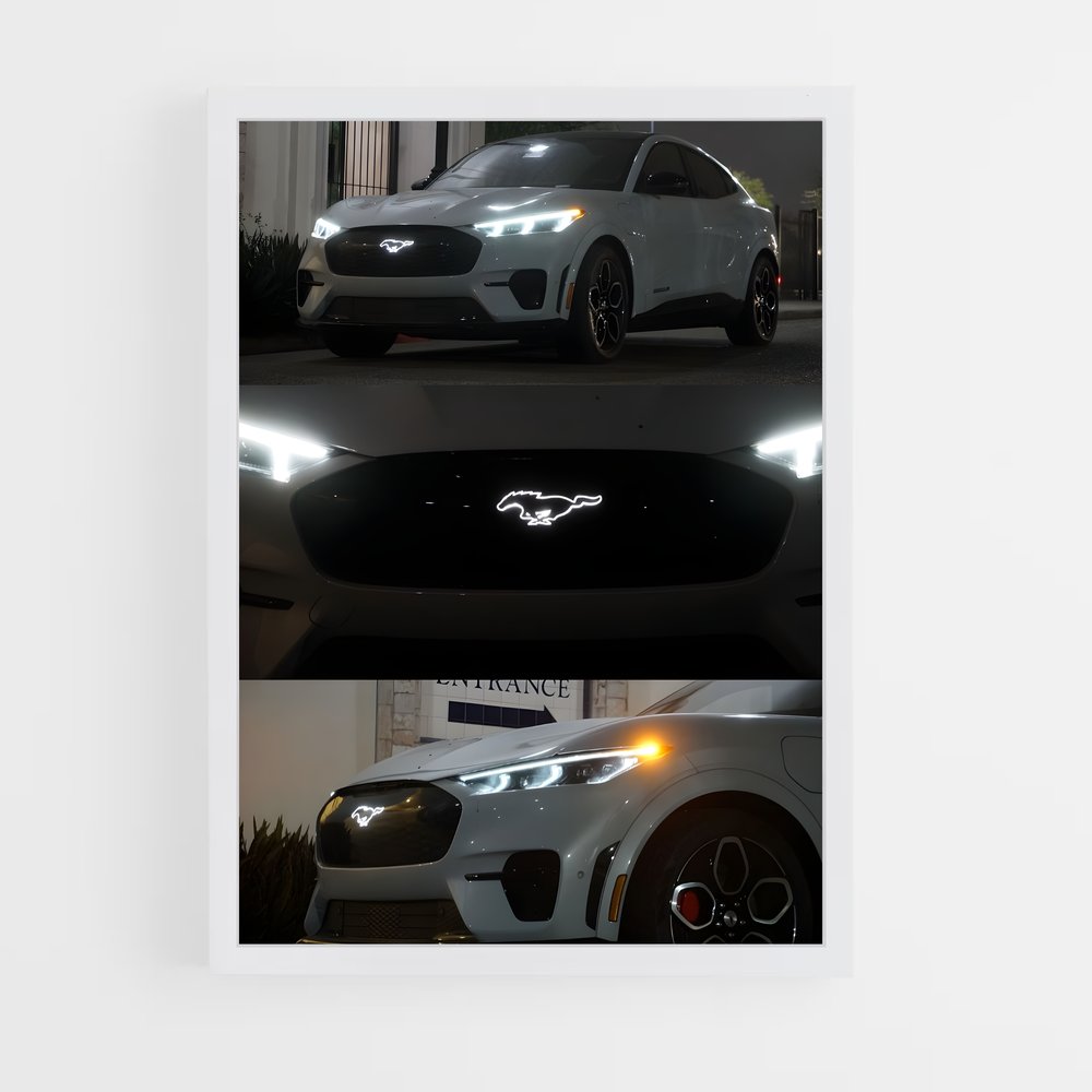 ap-mustang mach-e gt-3 cadre Blanc