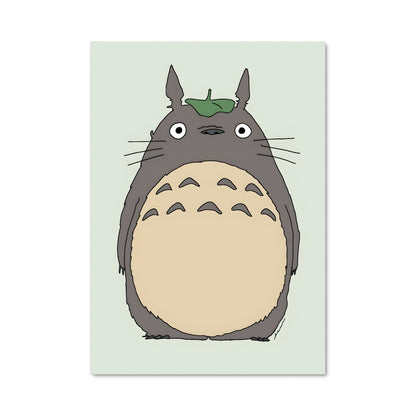 Poster Totoro en Vert