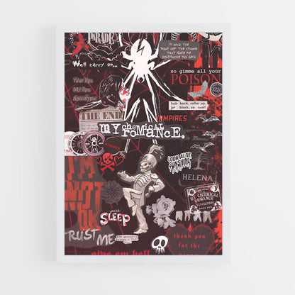 ap-my chemical romance-2 cadre Blanc
