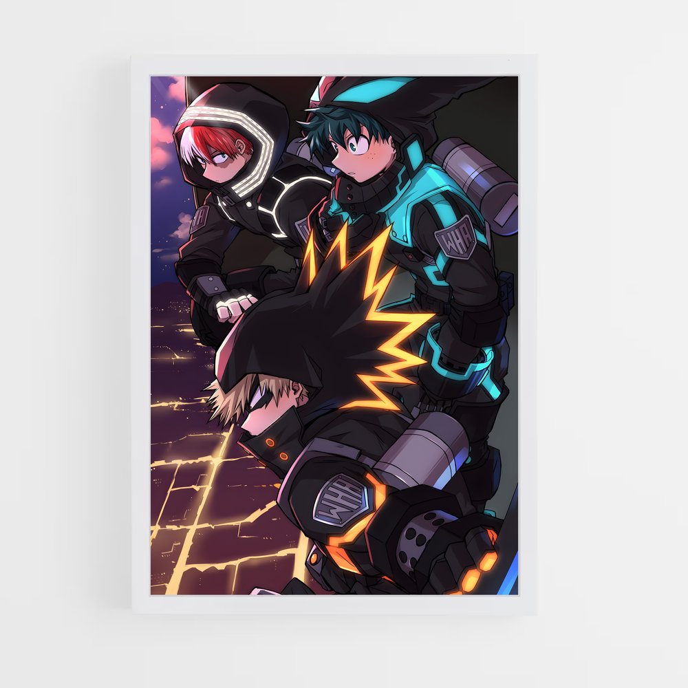 ap-my hero academia-4 cadre Blanc