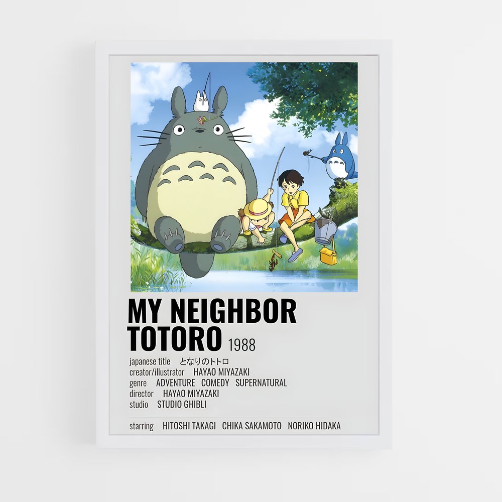 ap-my neighbor totoro-3 cadre Blanc