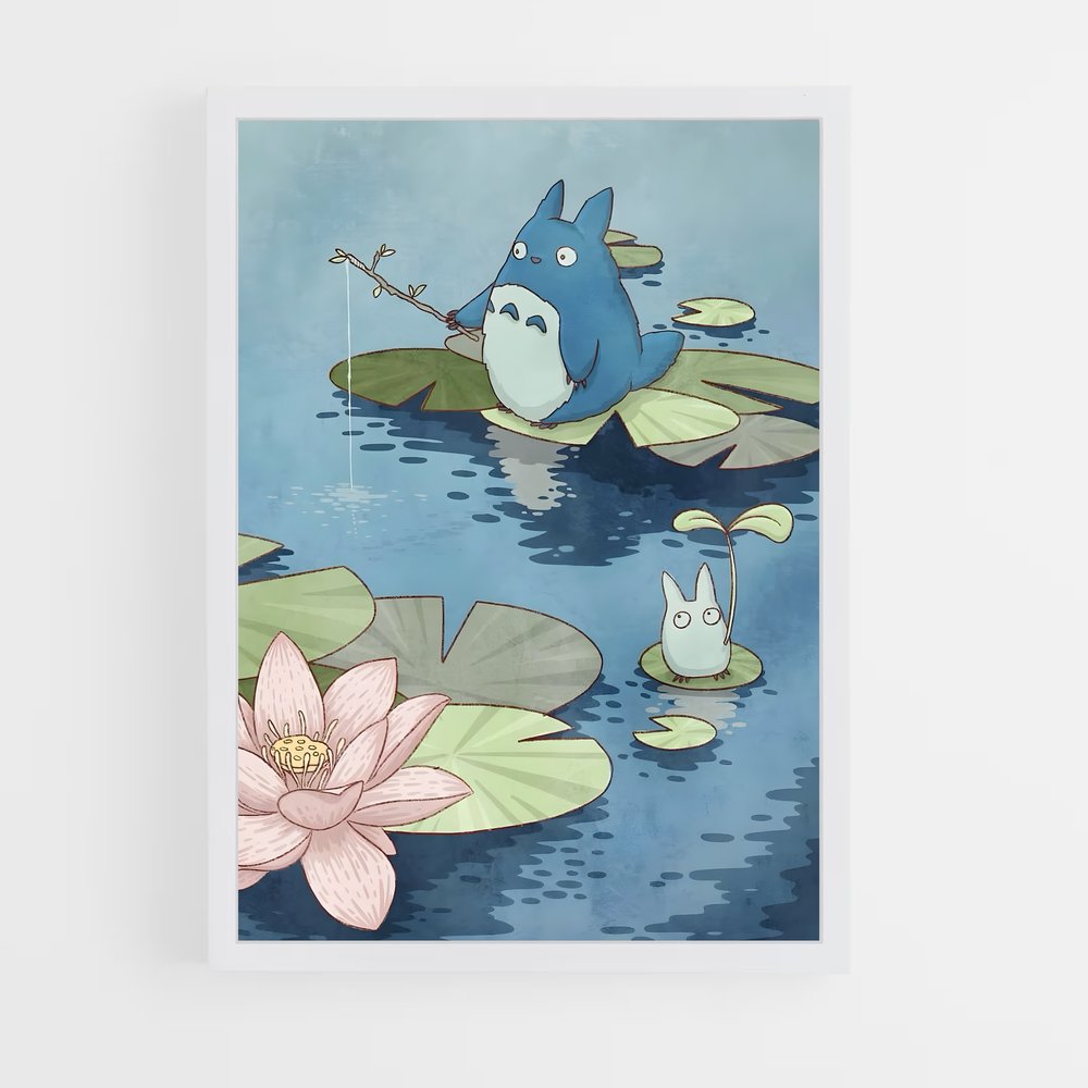 ap-my neighbor totoro-4 cadre Blanc