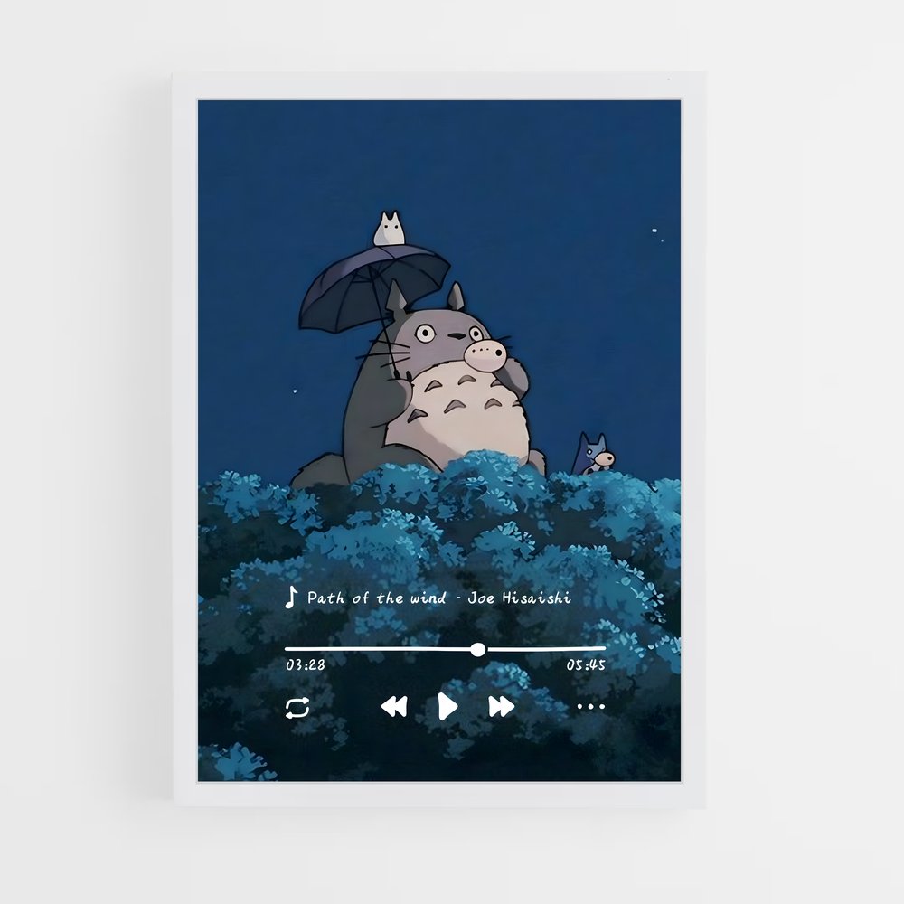 ap-my neighbor totoro-5 cadre Blanc