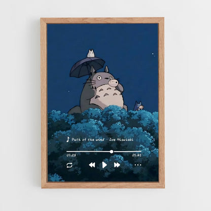 ap-my neighbor totoro-5 cadre Bois clair